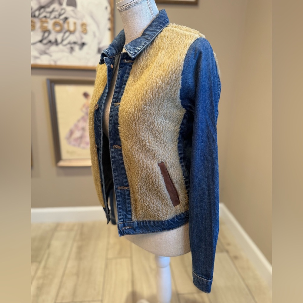 MOTHER Cabin Fever Denim & Sherpa Jacket - Picture 7 of 12